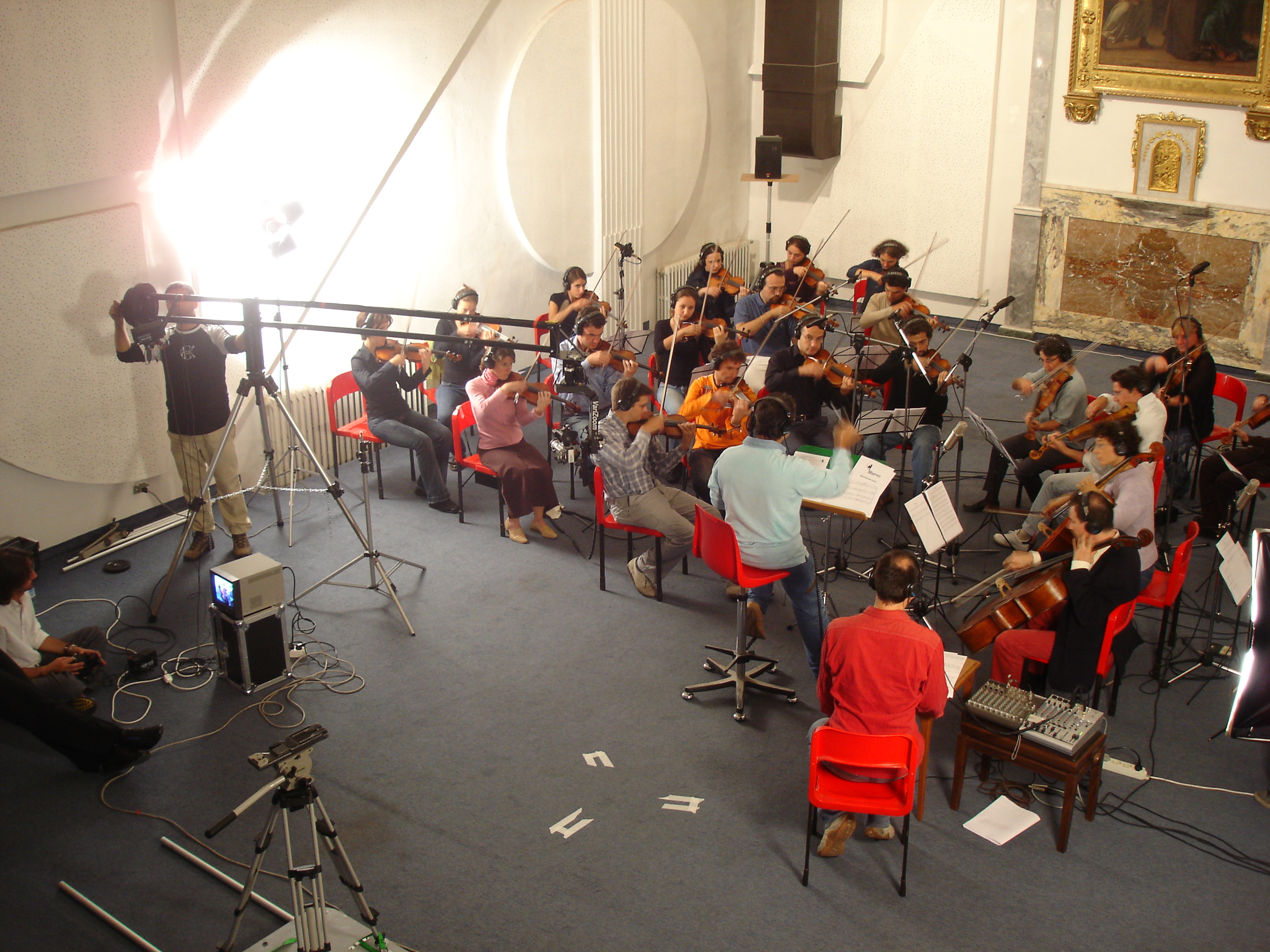 Registrazione della sigla musicale dei Giochi Olimpici Invernali di Torino 2006